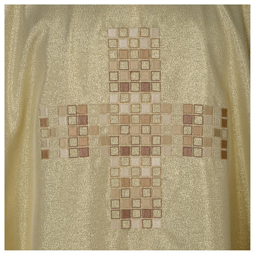 Gold chasuble with embroidered Cross 2