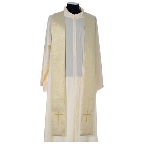 Gold chasuble with embroidered Cross 6