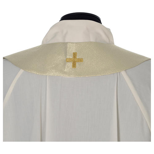 Gold chasuble with embroidered Cross 8