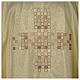 Gold chasuble with embroidered Cross s2