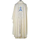 Marian chasuble, glazed, with stones and pearls Limited Edition s5
