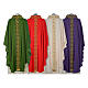Limited Edition chasuble with glass appliques on orphrey s2