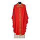 Limited Edition chasuble with glass appliques on orphrey s4