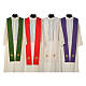 Limited Edition chasuble with glass appliques on orphrey s9