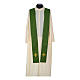 Limited Edition chasuble with glass appliques on orphrey s10