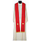 Wool chasuble with cross and crystals Gamma s9
