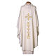 Chasuble 100% polyester with machine embroidery Gamma s1