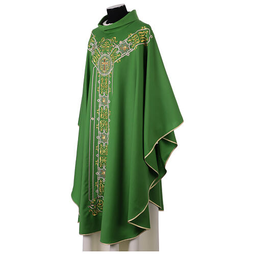 Chasuble in pure wool with embroidery decoration Gamma 11