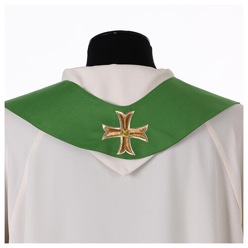 Chasuble in pure wool with embroidery decoration Gamma 14