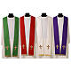 Chasuble in pure wool with embroidery decoration Gamma s12