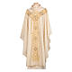 Priest Chasuble in pure wool with embroidery decoration  Gamma s2