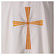 Chasuble in polyester with machine embroidery on front and back Gamma s2