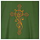 Catholic Priest Chasuble 100% polyester with machine embroidery cross, light fabric Gamma s2