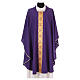 Chasuble in polyester with decorated gallon Gamma s6