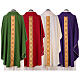 Chasuble in polyester with decorated gallon Gamma s7