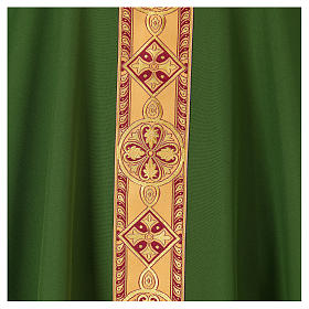 Casulas: Casula Galão Central Dourado Aplicado na Capa Casulas: Casula Galão Central Dourado Aplicado na Capa