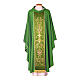 Chasuble in pure wool with hand-embroidered gallon Gamma s1
