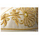 Chasuble in pure wool with gallon and neckline in silk satin, hand-embroidered Gamma s2