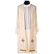 Wool chasuble with cross directly HAND-EMBROIDERED on the fabric Gamma s8