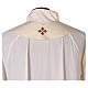 Chasuble 100% laine croix BRODÉE MAIN directement sur le tissu  Gamma s9