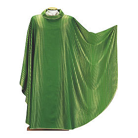 Messgewänder: Gestreifte Kasel Wolle und Lurex