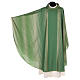 Monastic Chasuble in wool and lurex with stripes, light fabric Gamma s4