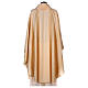 Monastic Chasuble in wool and lurex with stripes, light fabric Gamma s8
