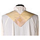Chasuble in wool and lurex, blended colour Gamma s7