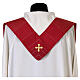 Chasuble in wool and lurex, blended colour Gamma s11