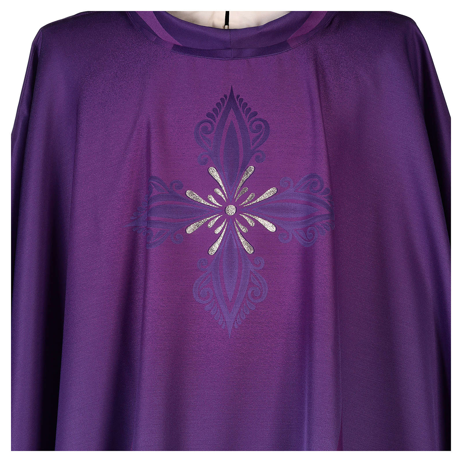 Chasuble in high quality wool, Jacquard fabric online sales on