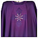 STOCK Wool Chasuble blended color with embroidered Cross Gamma s2