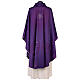 STOCK Wool Chasuble blended color with embroidered Cross Gamma s6
