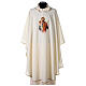 Chasuble Saint Joseph 100% polyester couleur ivoire impression directe s1