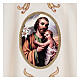Messgewand mit Sankt Joseph aus 100% Polyester in liturgischen Farben Gamma s4