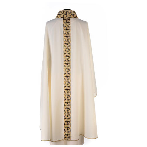 Chasuble byzantine polyester 4 couleurs liturgiques 9