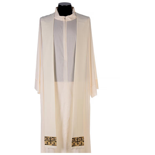Chasuble byzantine polyester 4 couleurs liturgiques 10
