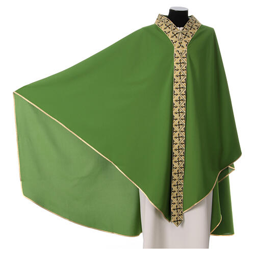 Chasuble byzantine polyester 4 couleurs liturgiques 4