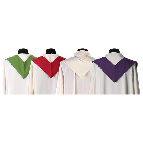 Chasuble byzantine polyester 4 couleurs liturgiques 13