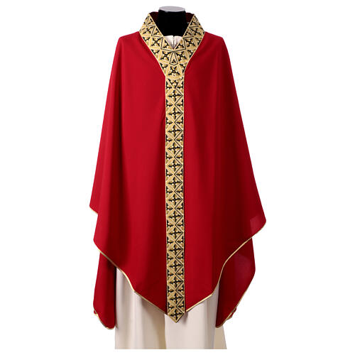 Casula bizantina poliestere 4 colori liturgici 5
