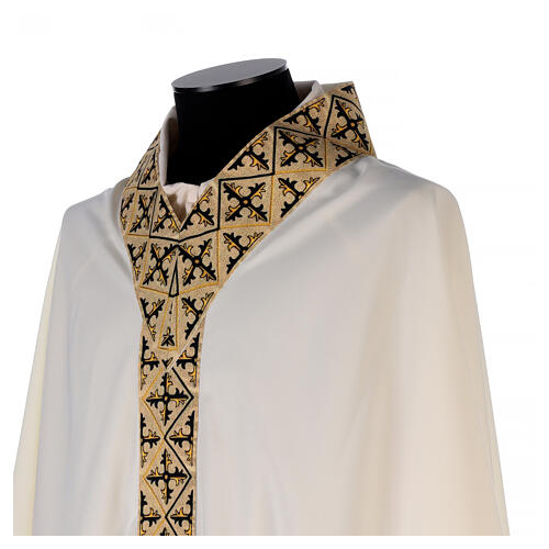 Byzantine chasuble in polyester 4 liturgical colors 8