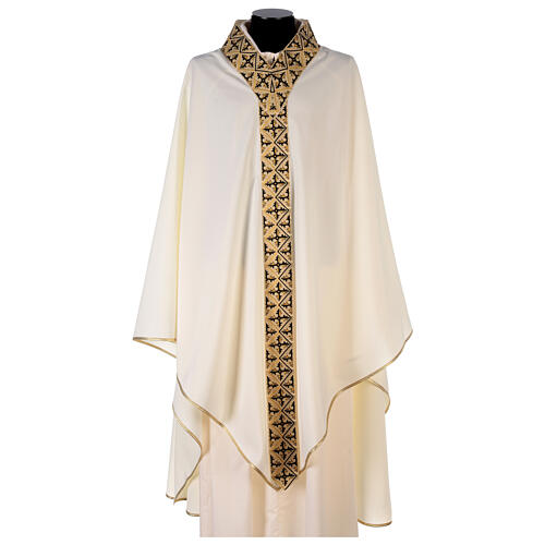 Byzantine chasuble in polyester 4 liturgical colors 7