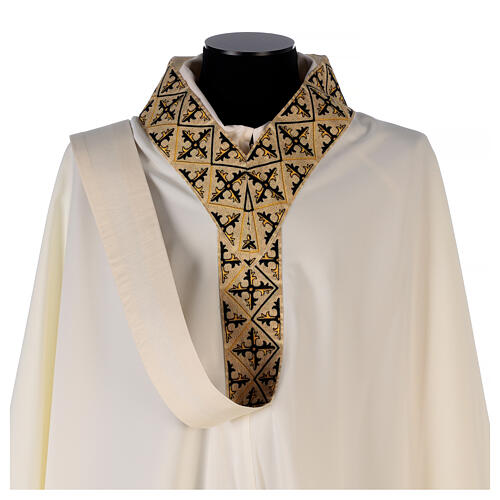 Byzantine chasuble in polyester 4 liturgical colors 8