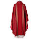 Chasuble in wool and lurex, vertical stripes Gamma s5