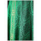 Damask chasuble with 100% acetate neckline s6