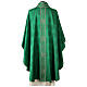 Damask chasuble with 100% acetate neckline s7