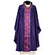 Chasuble in wool with embroidered gallon Gamma s1