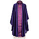 Chasuble in wool with embroidered gallon Gamma s7