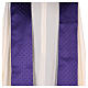 Chasuble in wool with embroidered gallon Gamma s10