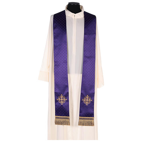 Wool Chasuble with embroidered gallon Gamma 8