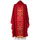 Chasuble in pure wool with embroidered cross Gamma s5
